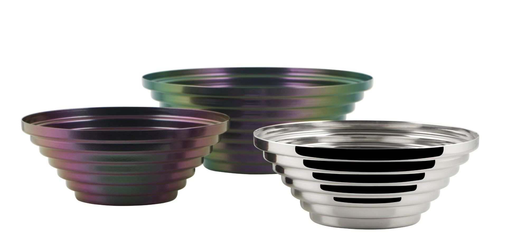 Maya bol rond Purplegreen Ø 20 cm 7320/20PGR Alessi