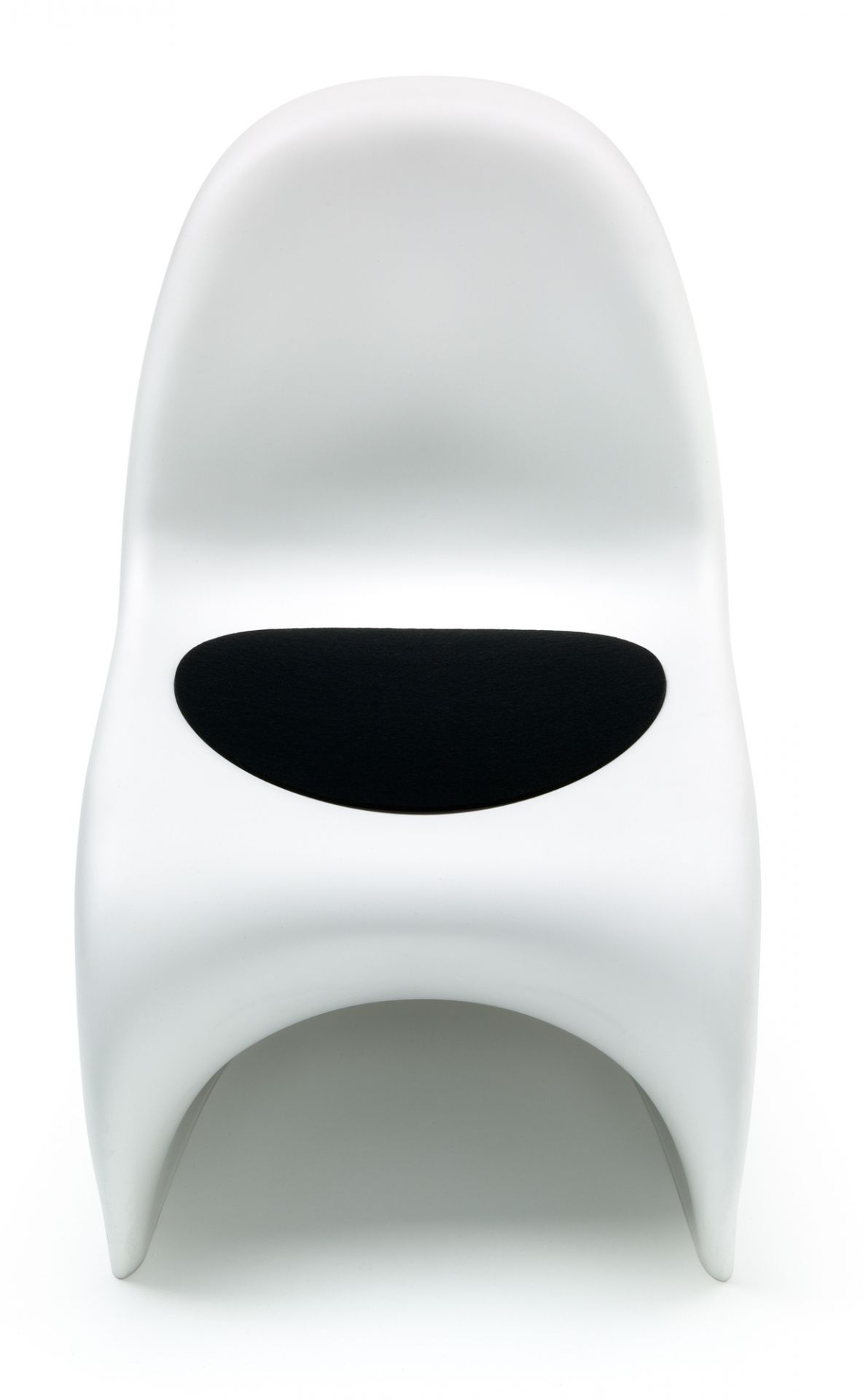 Coussin de siège - Feutre Vitra Panton Chair Noir Hey Sign
