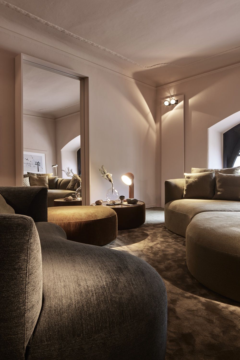 Canapé Siwa grand avec chaise longue Cor 