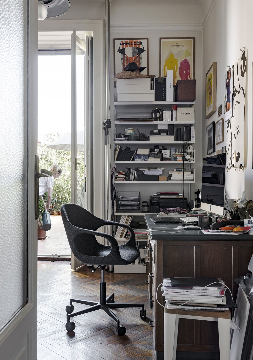 Elephant Chair Chaise avec roulettes Kristalia