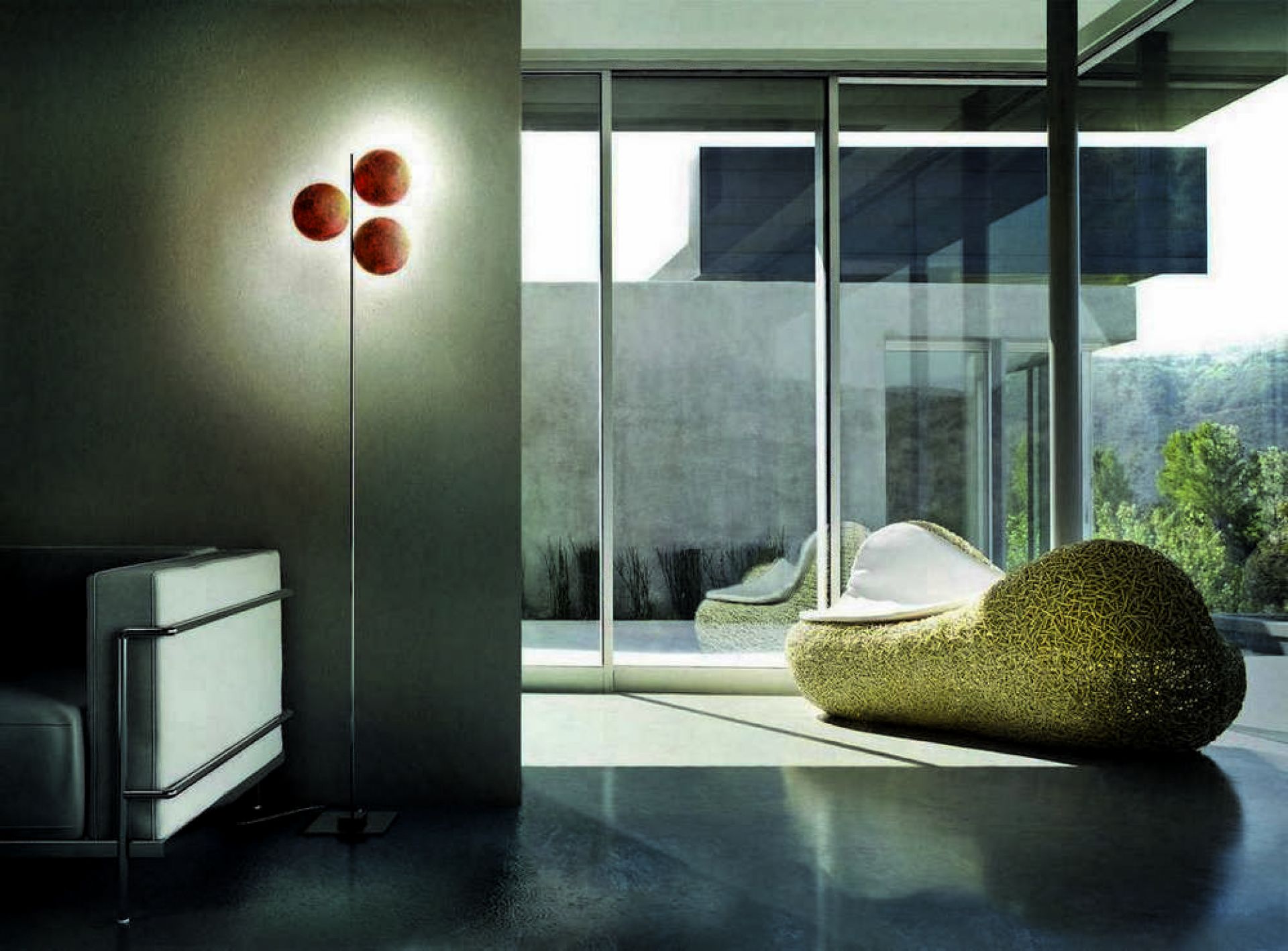 Lederarm F3 lampe à pied Catellani & Smith