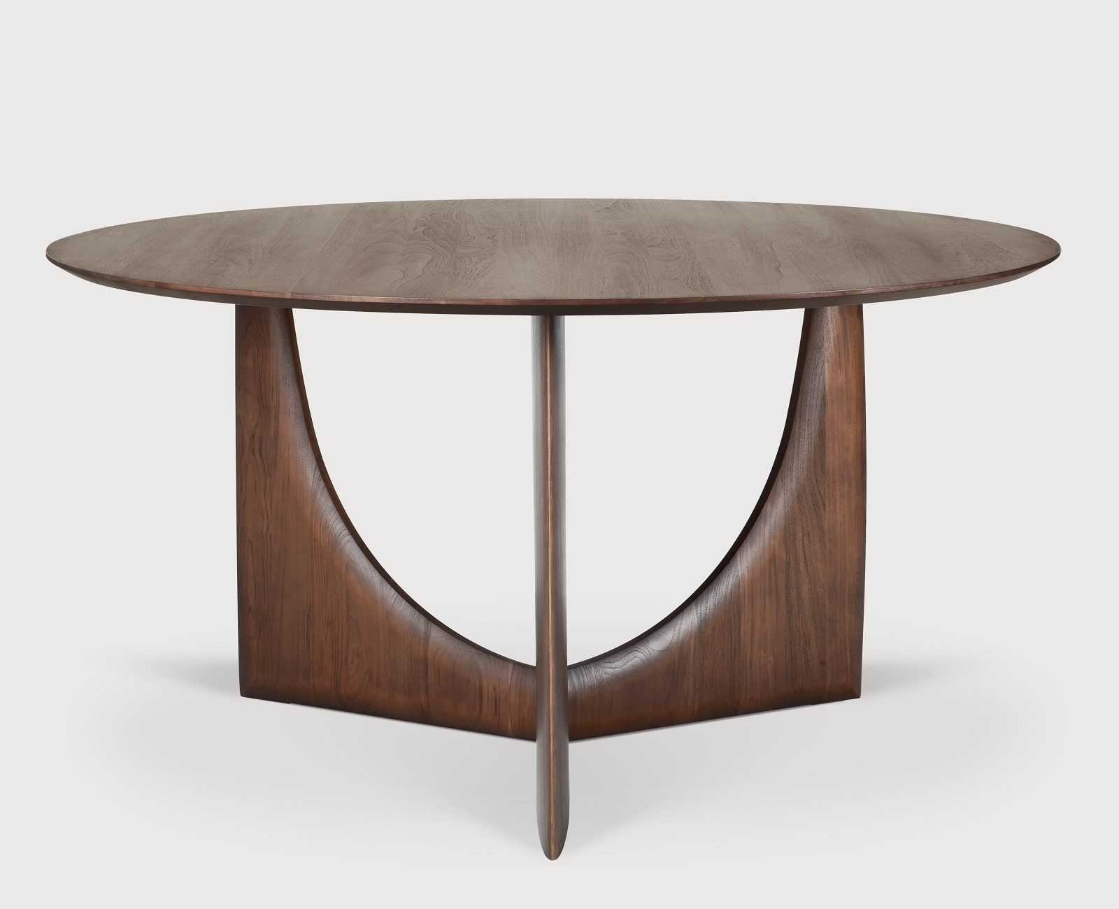 Geometric Table teck marron Ø150 cm Ethnicraft