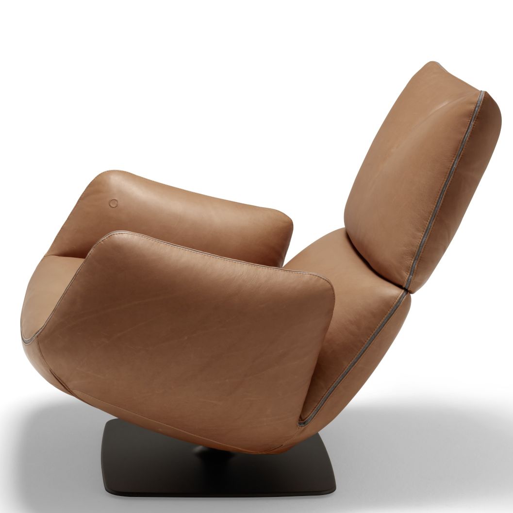 Jalis Lounge Fauteuil pivotant avec mécanisme de basculement / pied assiette Cor