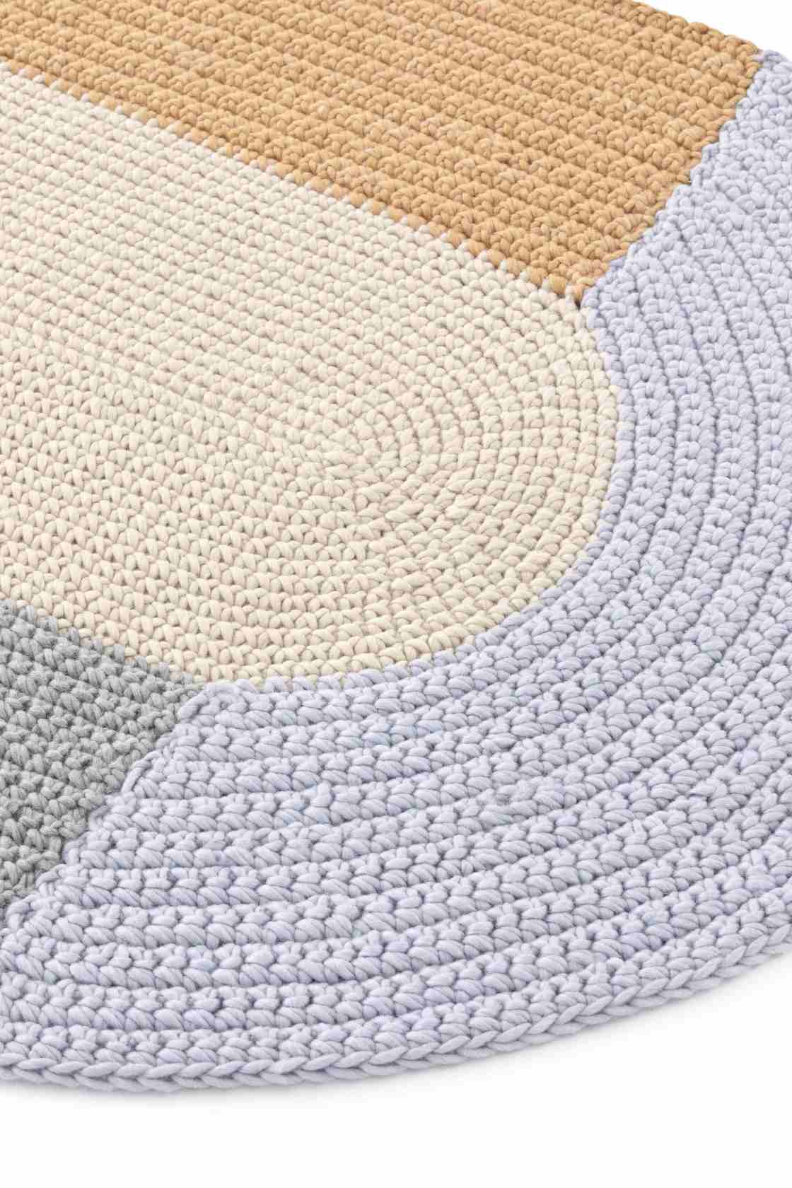Tapis The Crochet Collection Embroidery 180x100 cm Gan Beige
