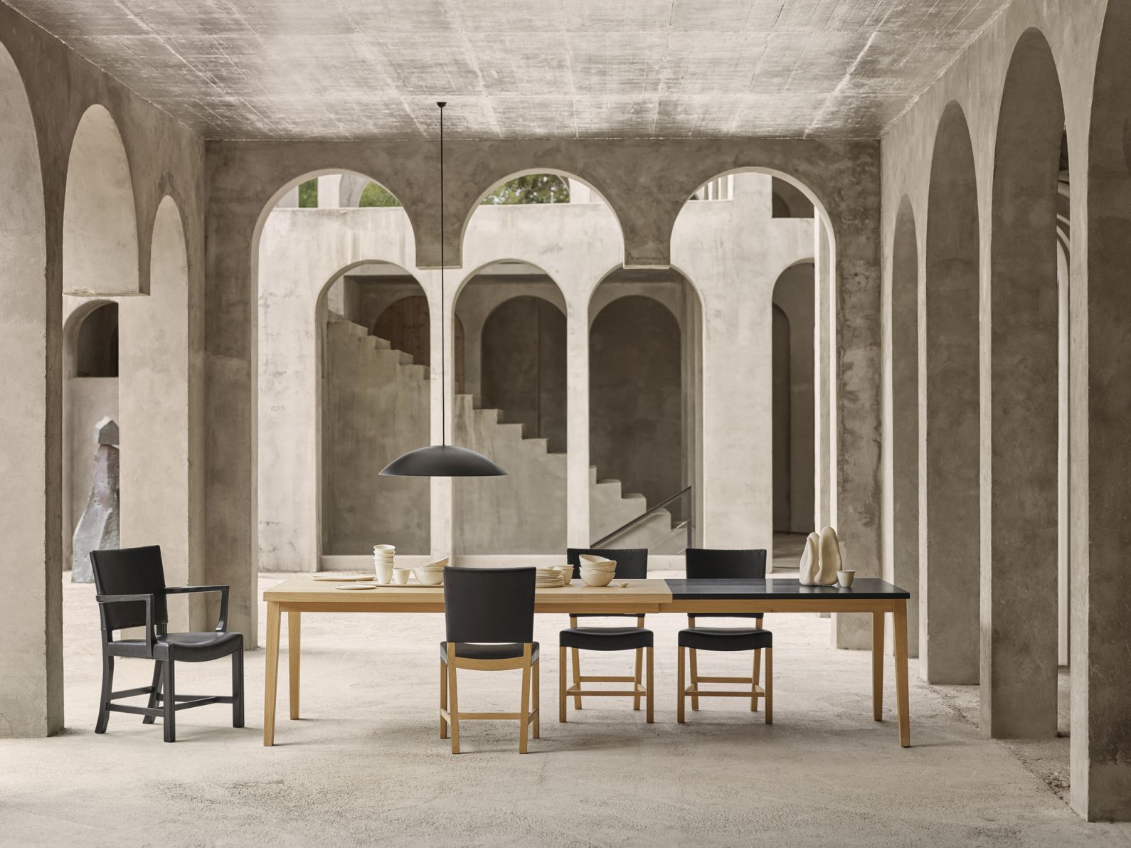 BT1041 Calot Suspension SANS DIFFUSEUR / BLANC Carl Hansen & Søn OFFRE SPECIALE