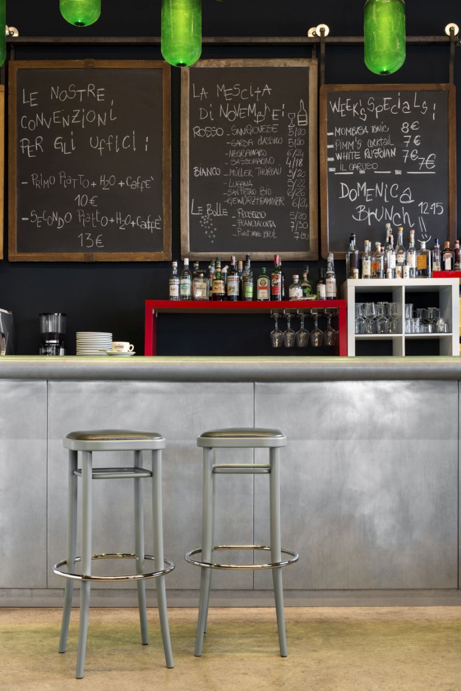Vienna 144 Tabouret de bar avec assise en bois stratifié Wiener GTV Design