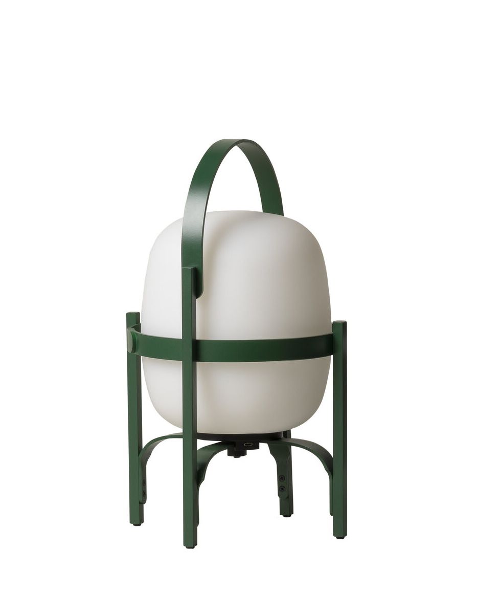 Cestita Alubat Lampe de table English Green Santa & Cole