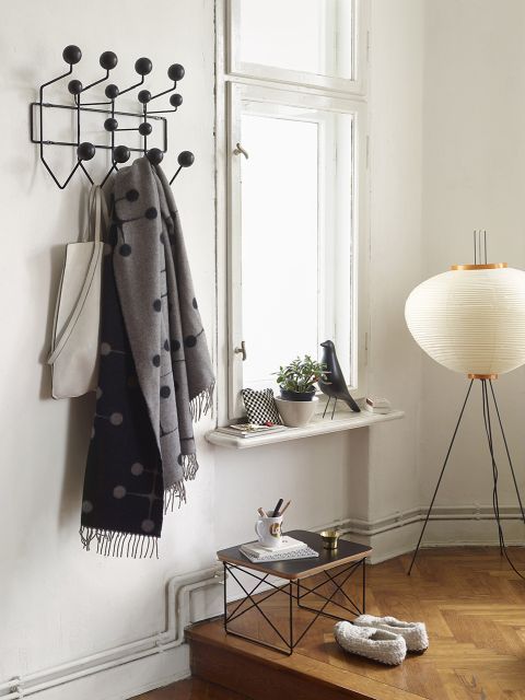 Eames Hang it all garderobe frêne noir Vitra