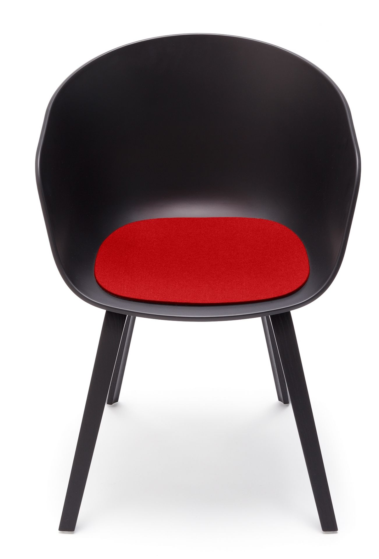 Coussin de siège - Feutre About A Chair AAC22 / AAC 22 Rouge Hey Sign