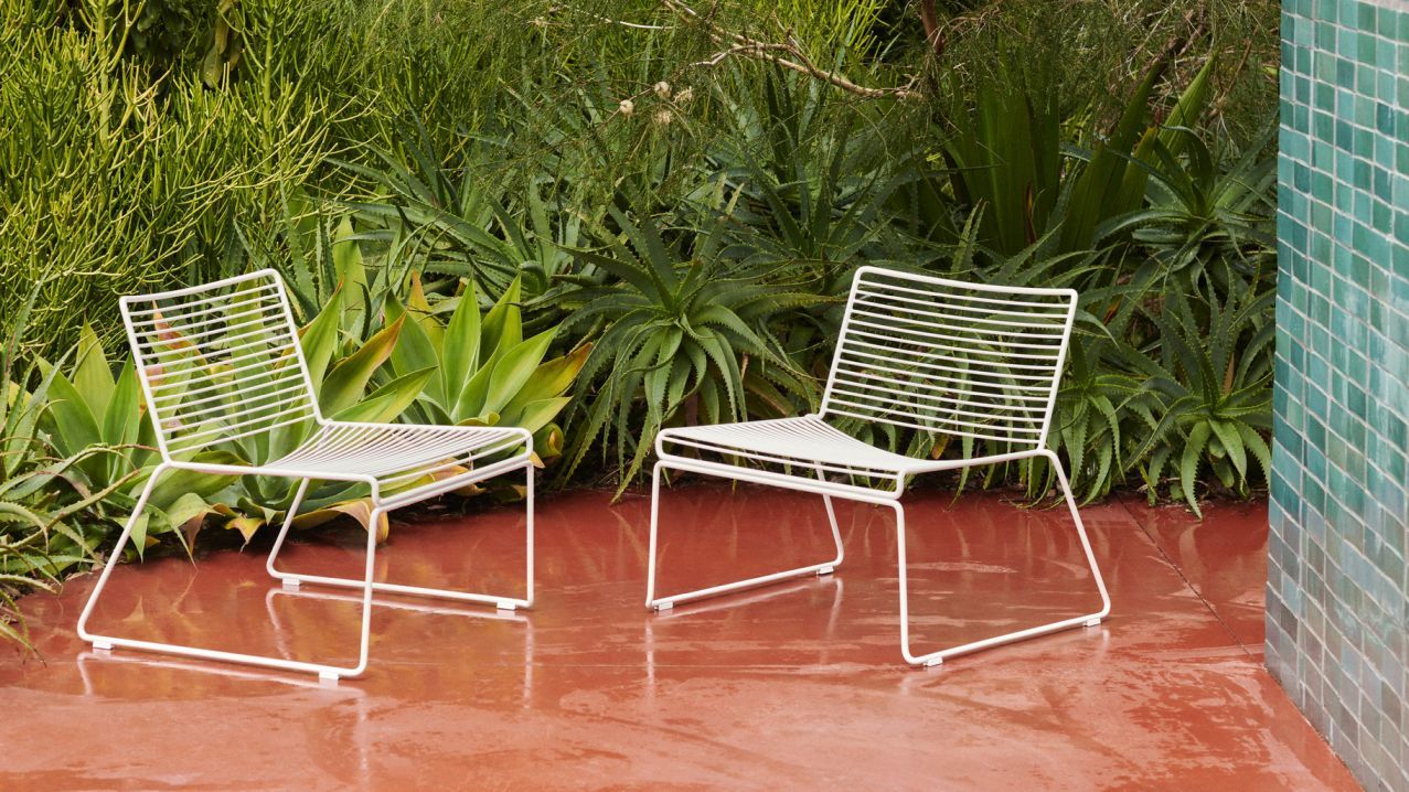 Hee Lounge Chair Fall vert Hay