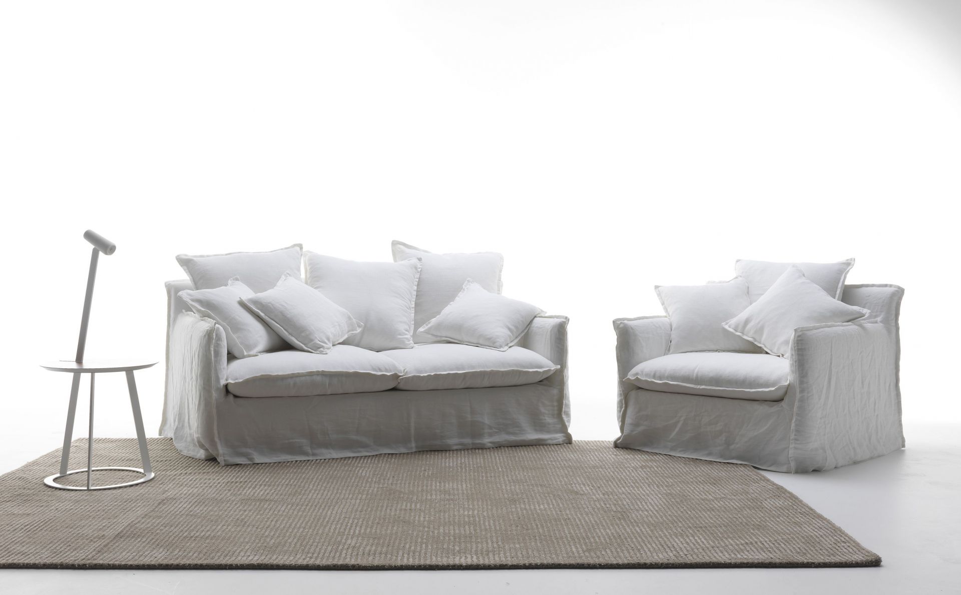 Albino Torcia Table d'appoint blanc Casamania Horm
