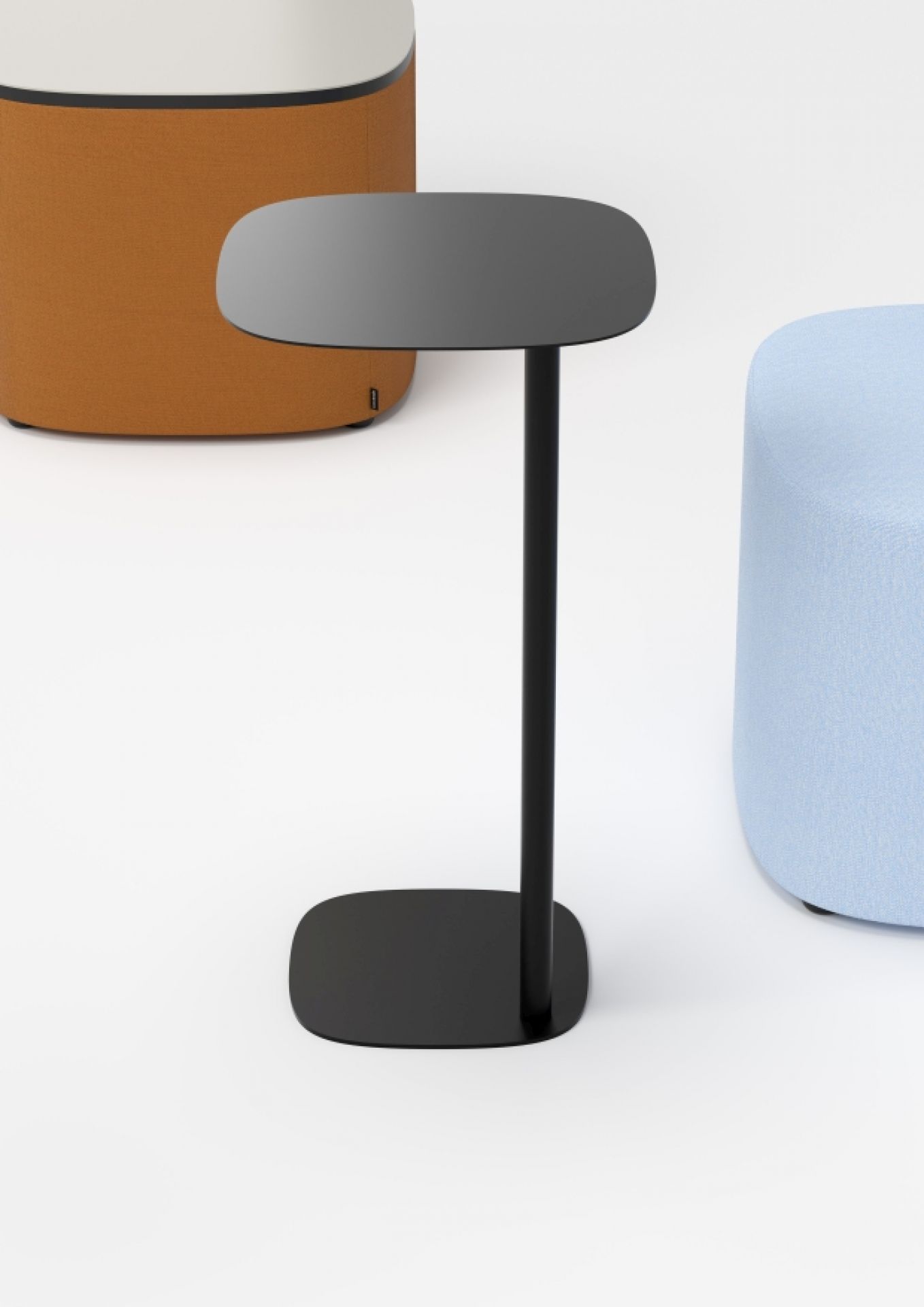 Pully Side Laptop Table Table d'appoint Cascando