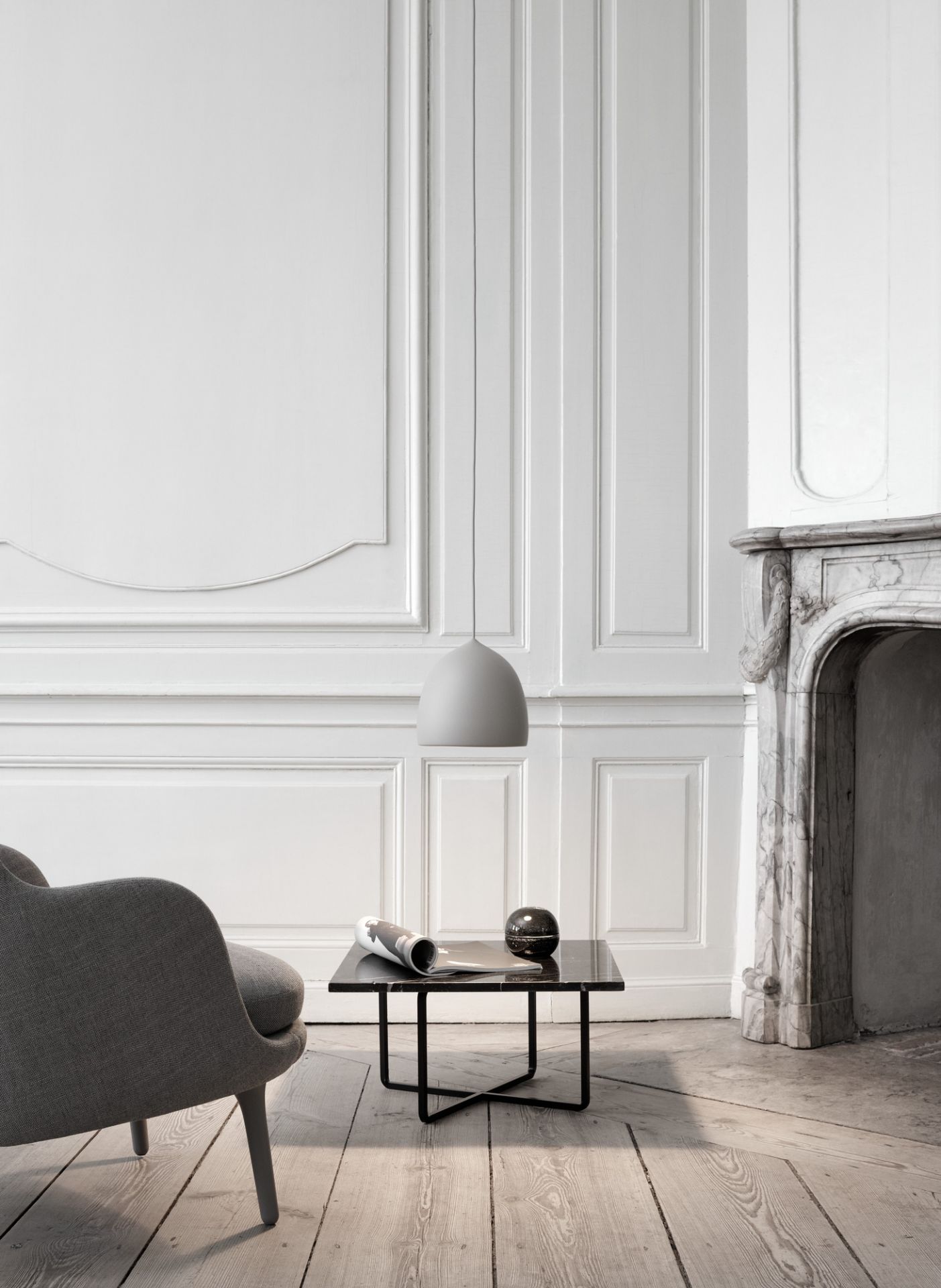 Suspence P1 Lampe à Suspension Fritz Hansen Blanc