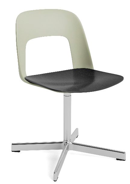 Layout Side Chair 132 4-étoiles pivotantes chaise Hay 