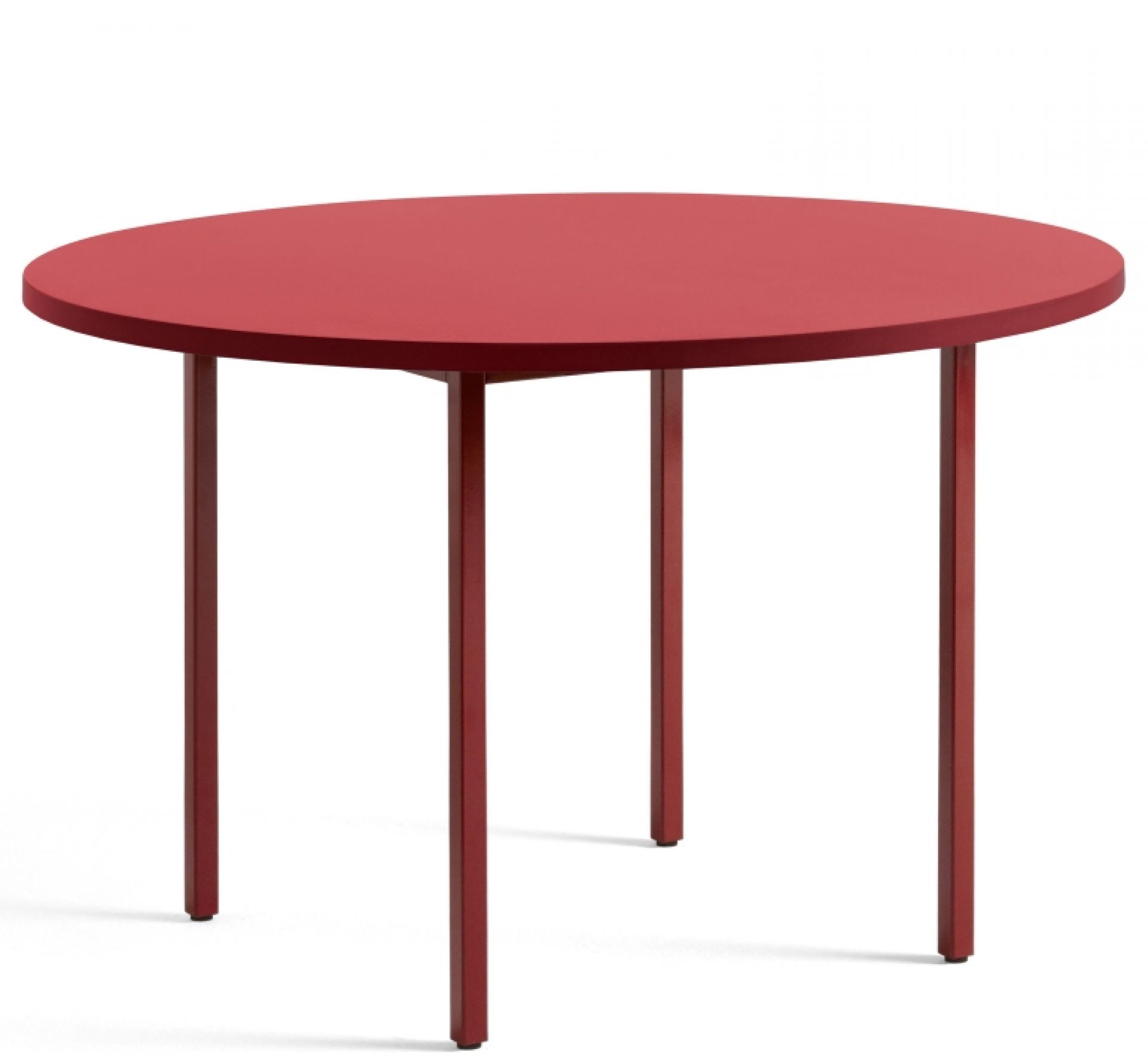 Two Colour Table 105 cm Hay Rouge - Rouge marron