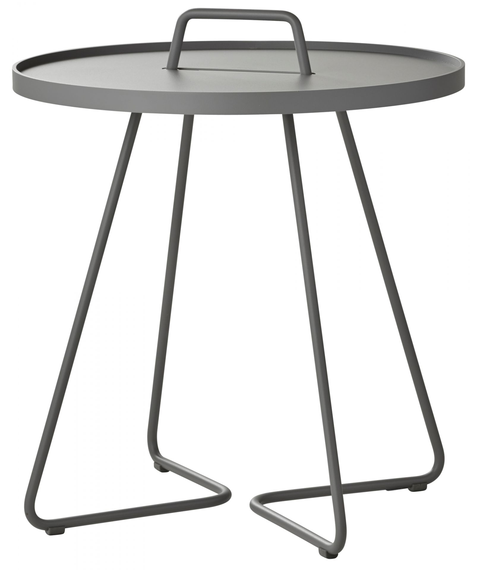 On-The-Move Outdoor table d'appoint grand gris clair Cane-Line