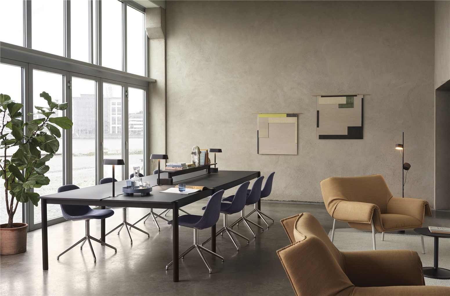 Post Floor Lamp Lampadaire Muuto