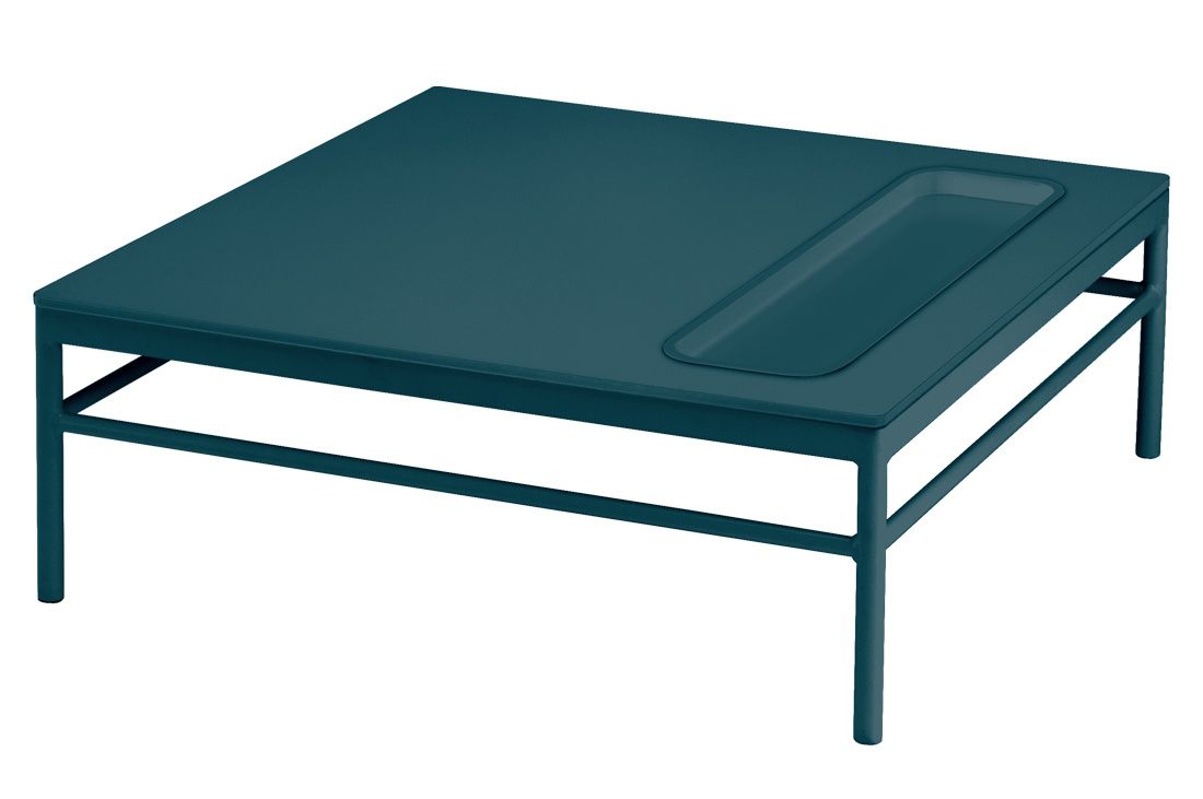 Rivage Table d'appoint Extérieur L 85 x P 85 x H 29,5 cm Fermob