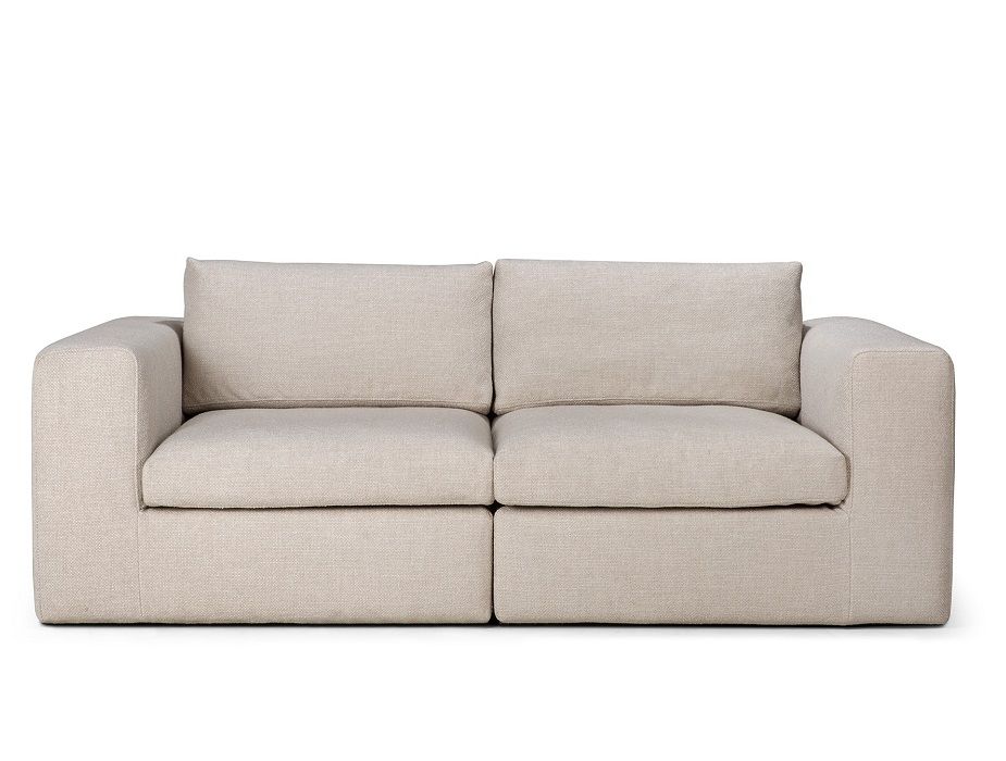 Canapé Mellow accoudoir gauche/droit Ivory tissu Ethnicraft 