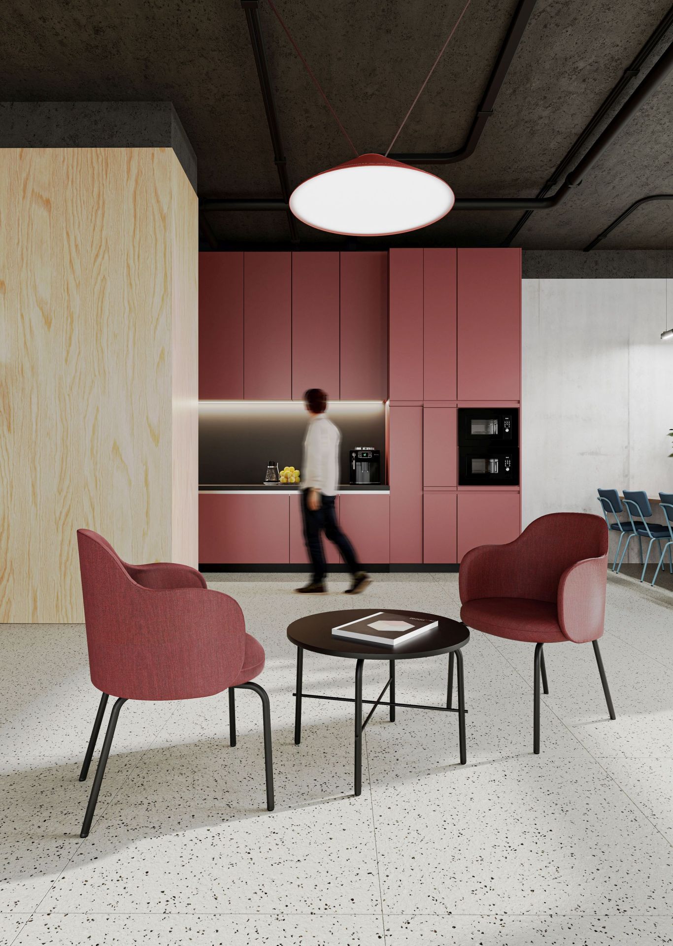 flos FS KP 215 chaise à accoudoirs / chaise de conférence Bejot 