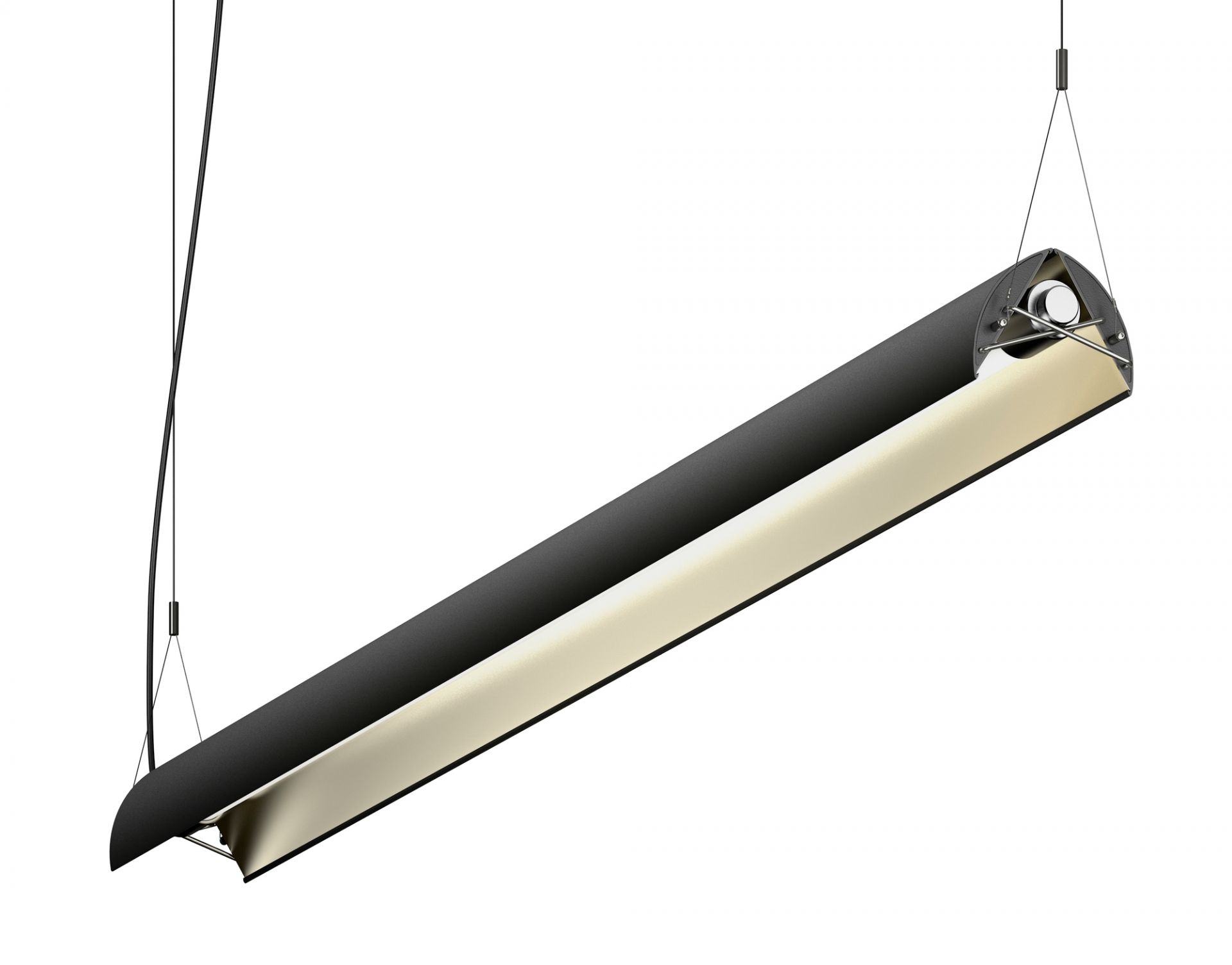 Updown 32 Lumière pendentif Belux Noir 3000K Dimmable