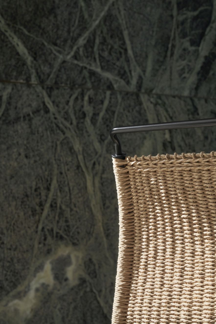 Chaise PK1 cordon naturel Carl Hansen & Søn 