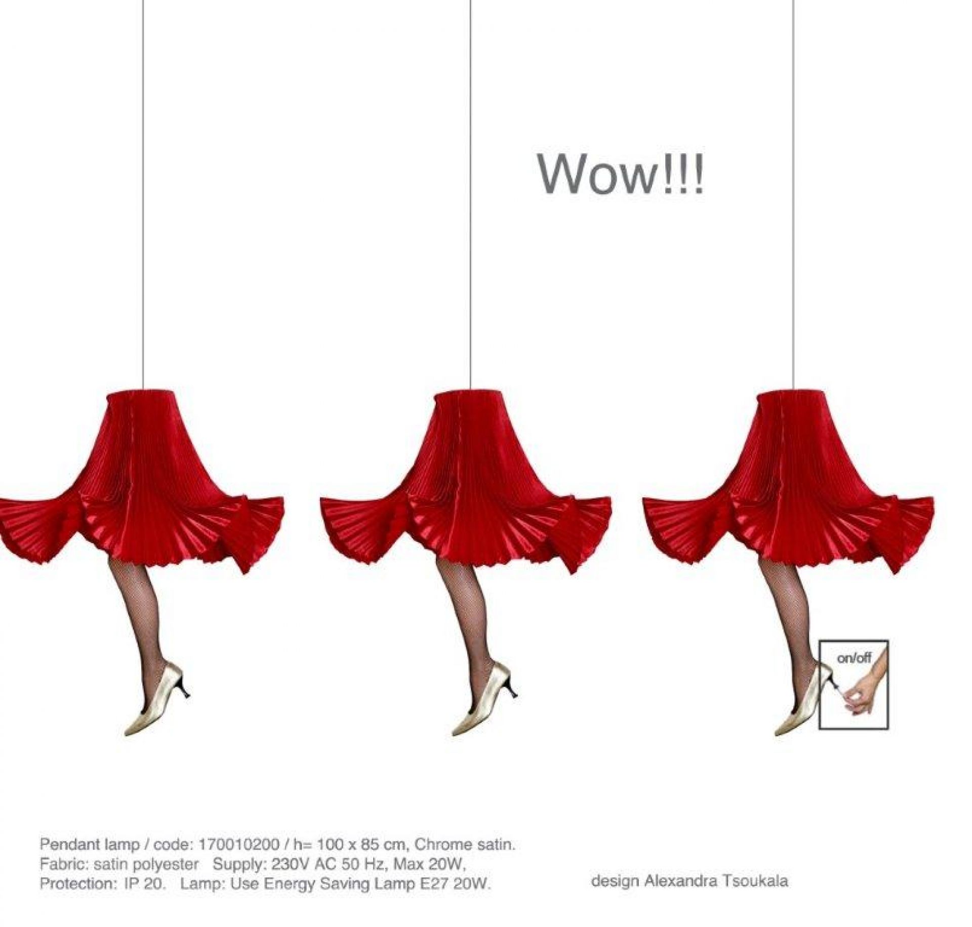 Wow Pendent Alexandra Tsoukala