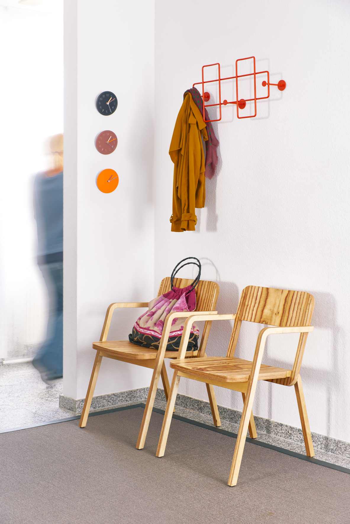 Bazar Porte-manteau mural moyen Richard Lampert