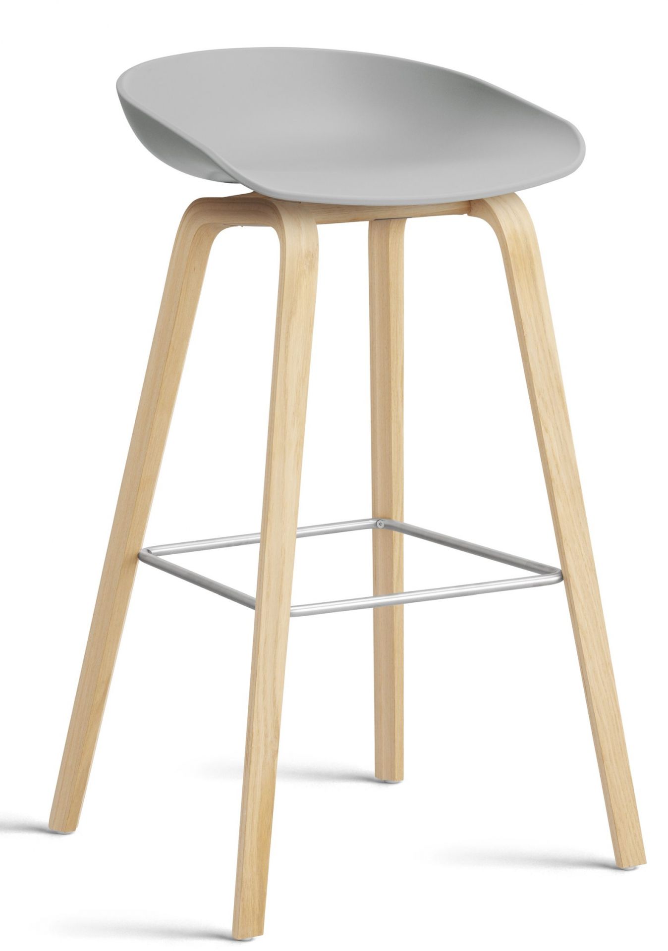 About a Stool AAS32 / AAS 32 Tabouret de bar haut CHÊNE GRAISSE / CONCRETE GREY Hay OFFRE SPECIALE