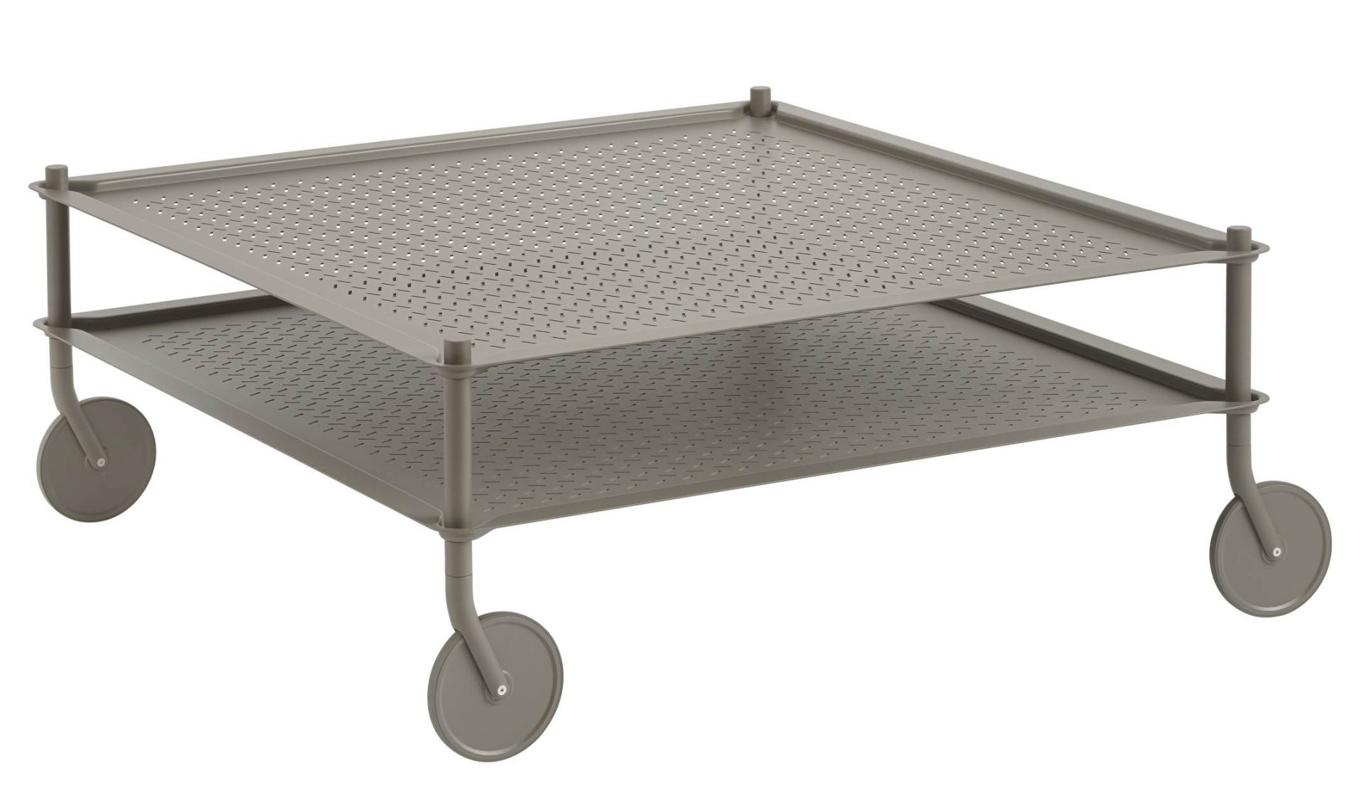 Flow Coffee Table Table basse sur roulettes Intérieur / Extérieur Muuto