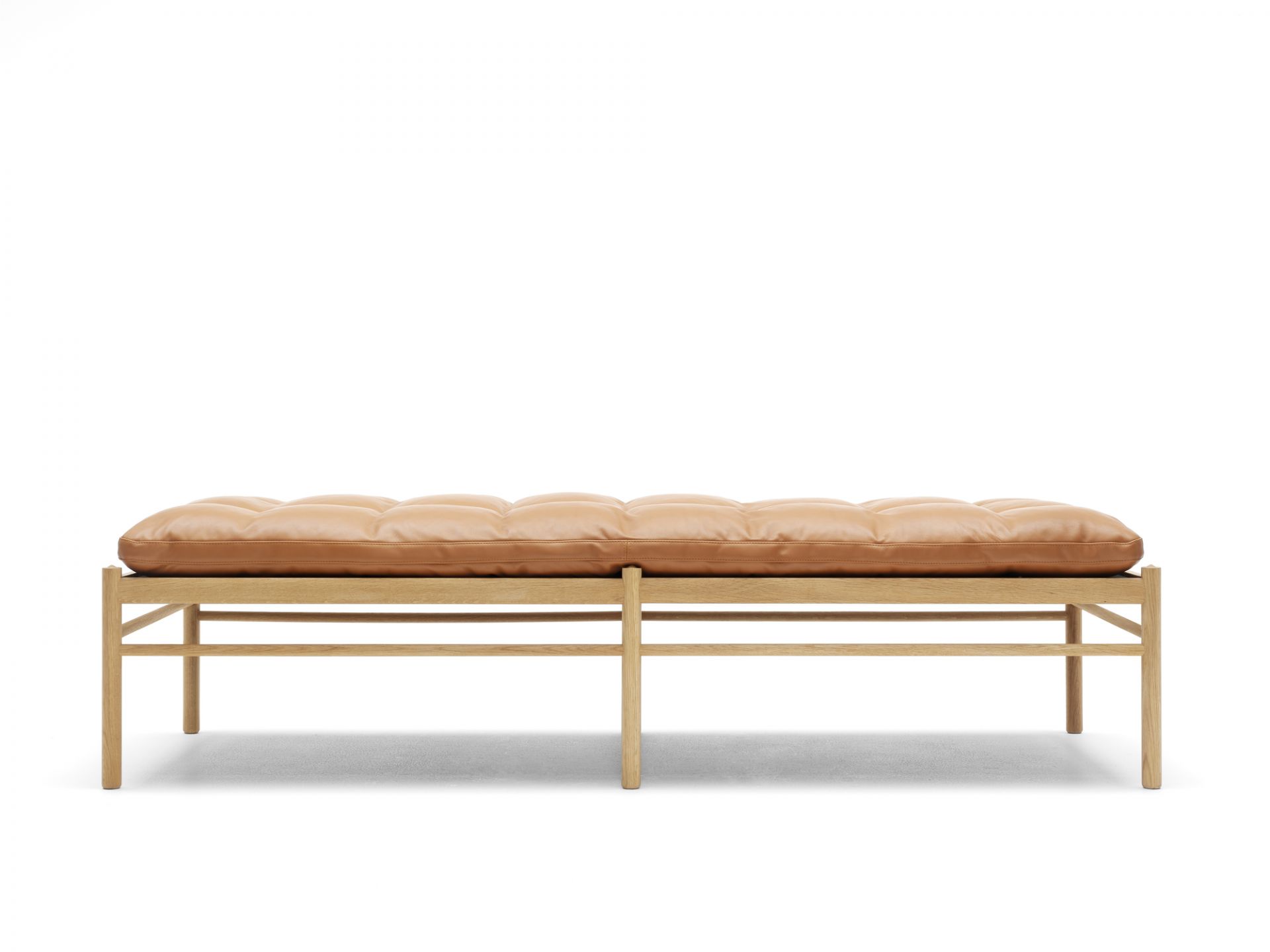 OW150 Daybed Lit de repos Carl Hansen &amp; Søn Cuir brun Sif 95