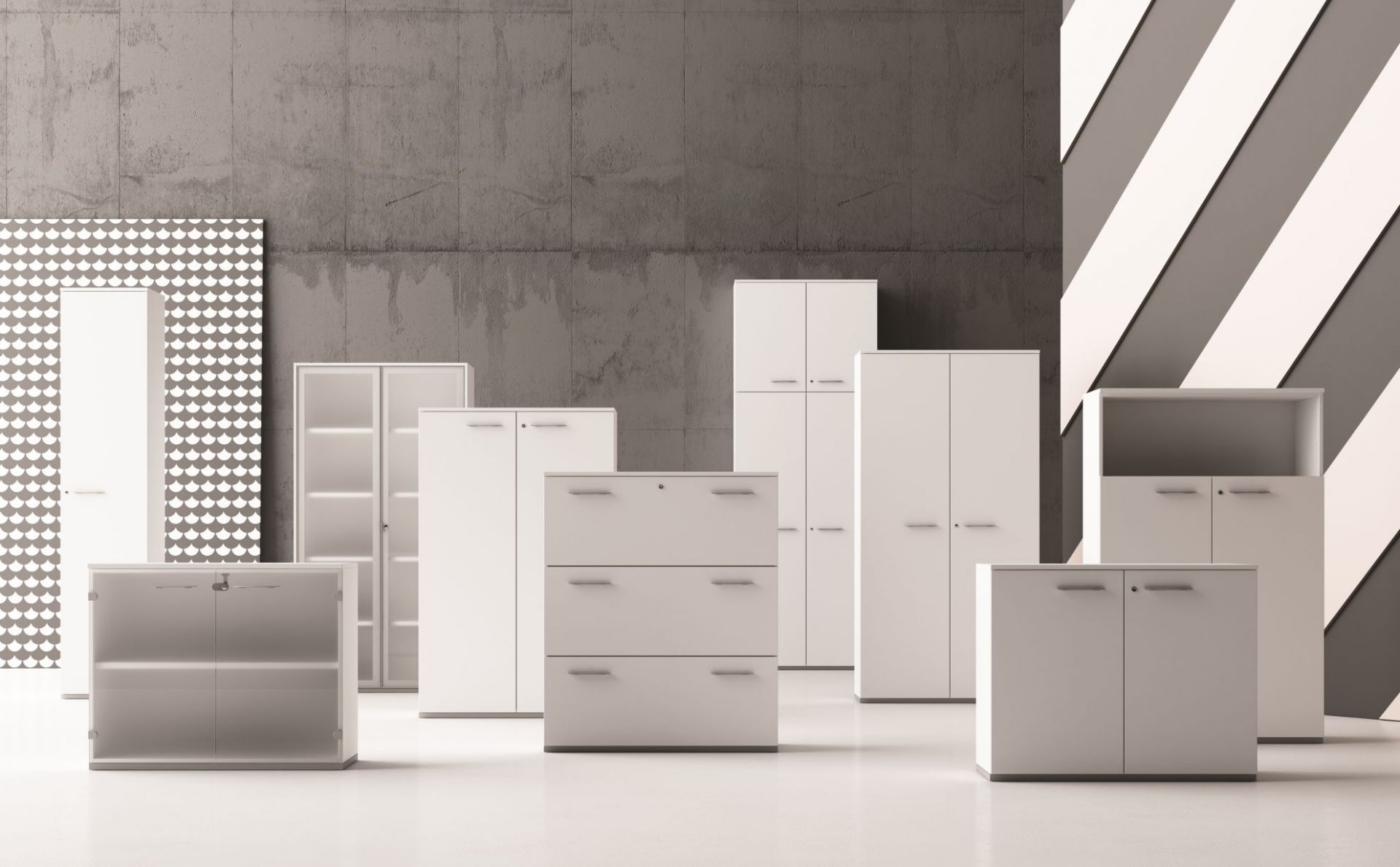 Sideboard Passepartout avec portes battantes Frezza OFFRE SPECIALE