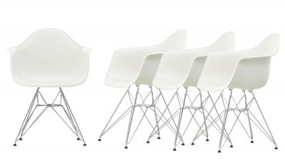 Action Eames Plastic Arm Chair DAR Chair Chaise Set de 4 Vitra