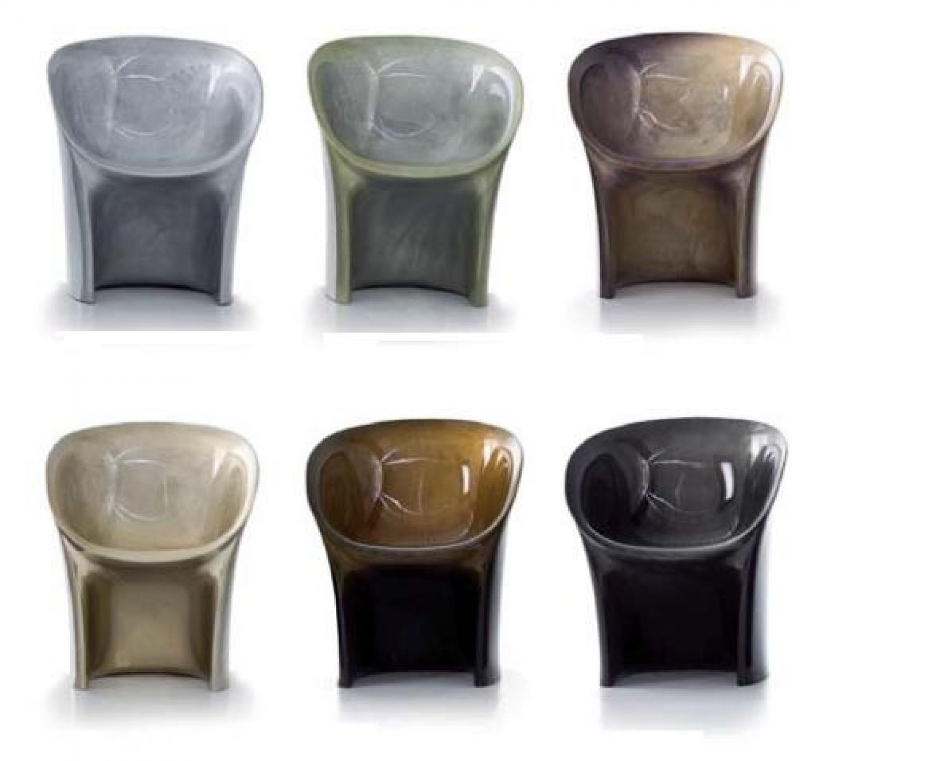 Moon Metallic petit fauteuil Moroso