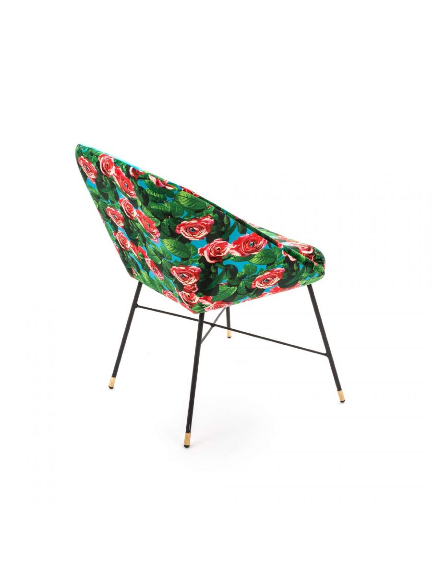 Toiletpaper chaise rembourrée Roses blue Seletti Toiletpaper chaise rembourrée Roses blue Seletti