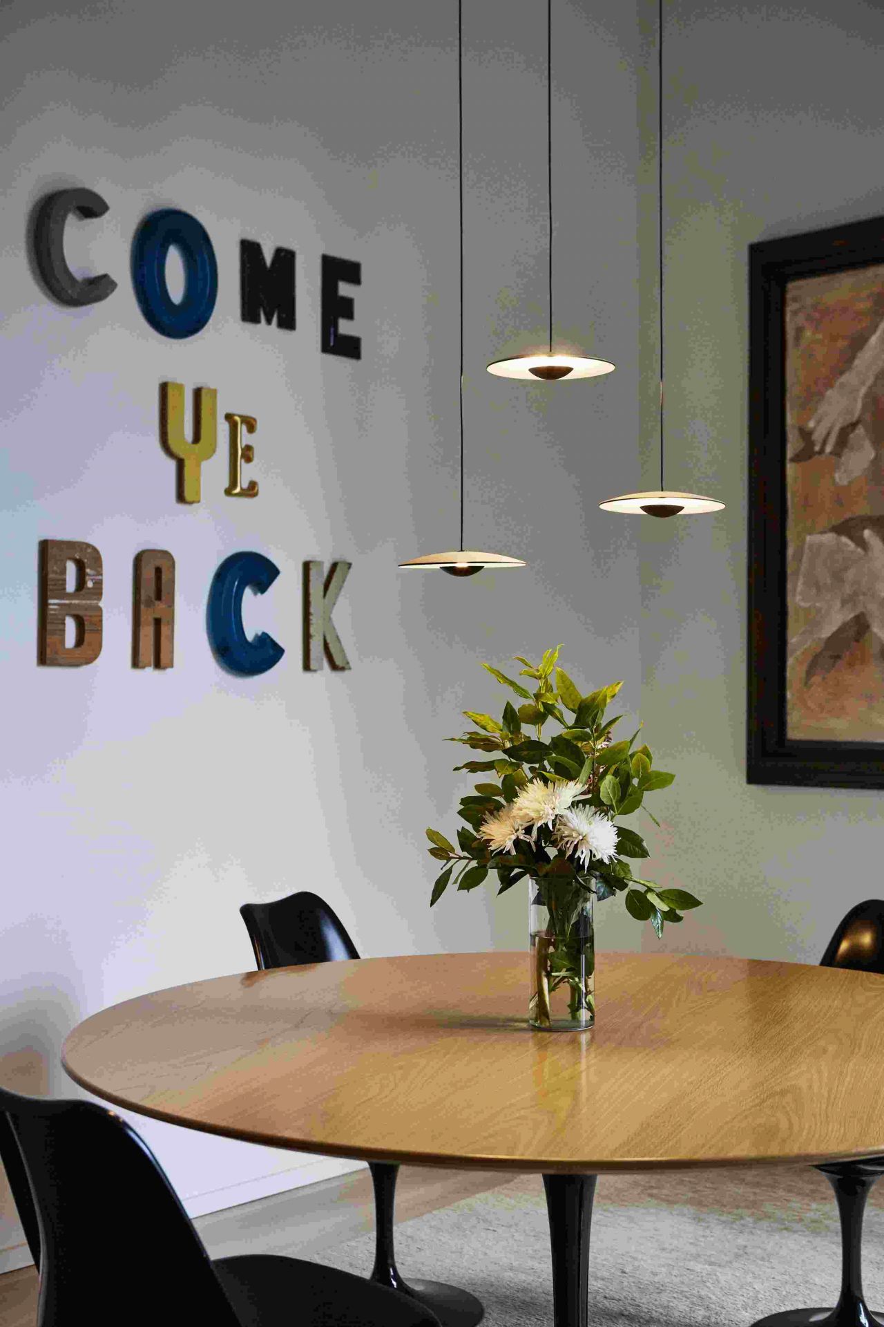 Ginger 20x3 LED Lampe suspension marset Chêne-blanc