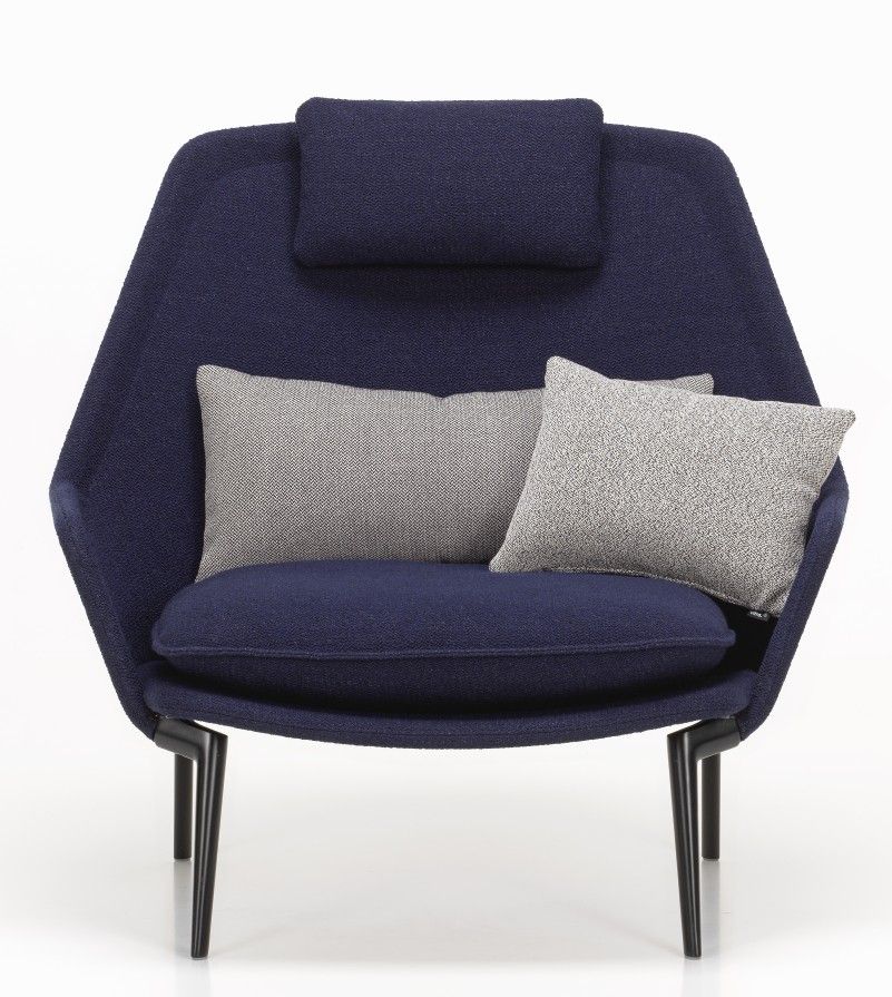 Slow Chair Fauteuil en tissu Vitra 