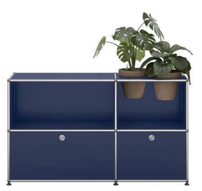 Buffet USM Haller M57 avec portes à charnières et insert pour plantes - LIVRAISON RAPIDE
