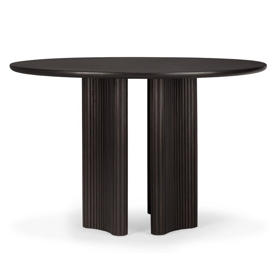 Roller Max Table ronde acajou marron foncé Ethnicraft
