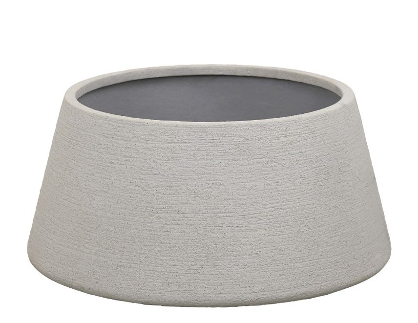 Jardinière trapézoïdale en terre cuite, petite jardinière d'extérieur en canne