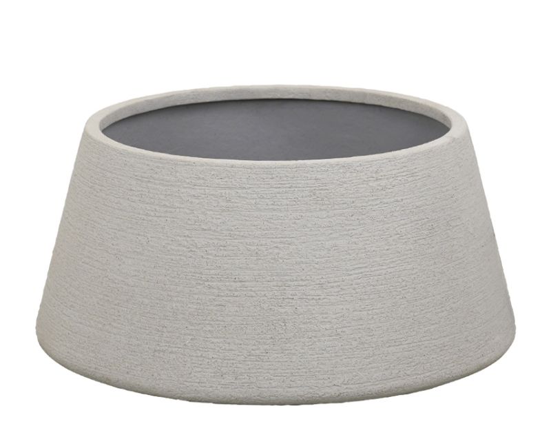 Jardinière trapézoïdale en terre cuite, petite jardinière d'extérieur en canne