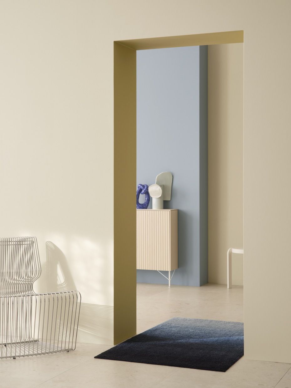 Tapis de sol Dis Indoor / Outdoor Bleu Heymat 