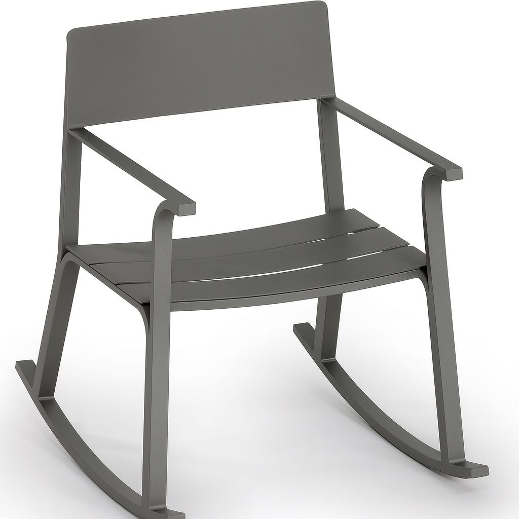 Flow fauteuil à bascule Outdoor GRAUMETALLIC Weishäupl OFFRE SPECIALE