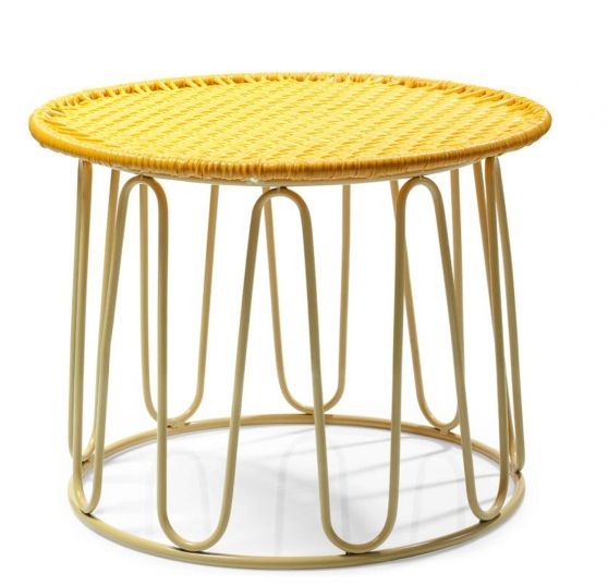 Circo Side Table Table d'appoint Outdoor ames  Jaune miel / Jaune