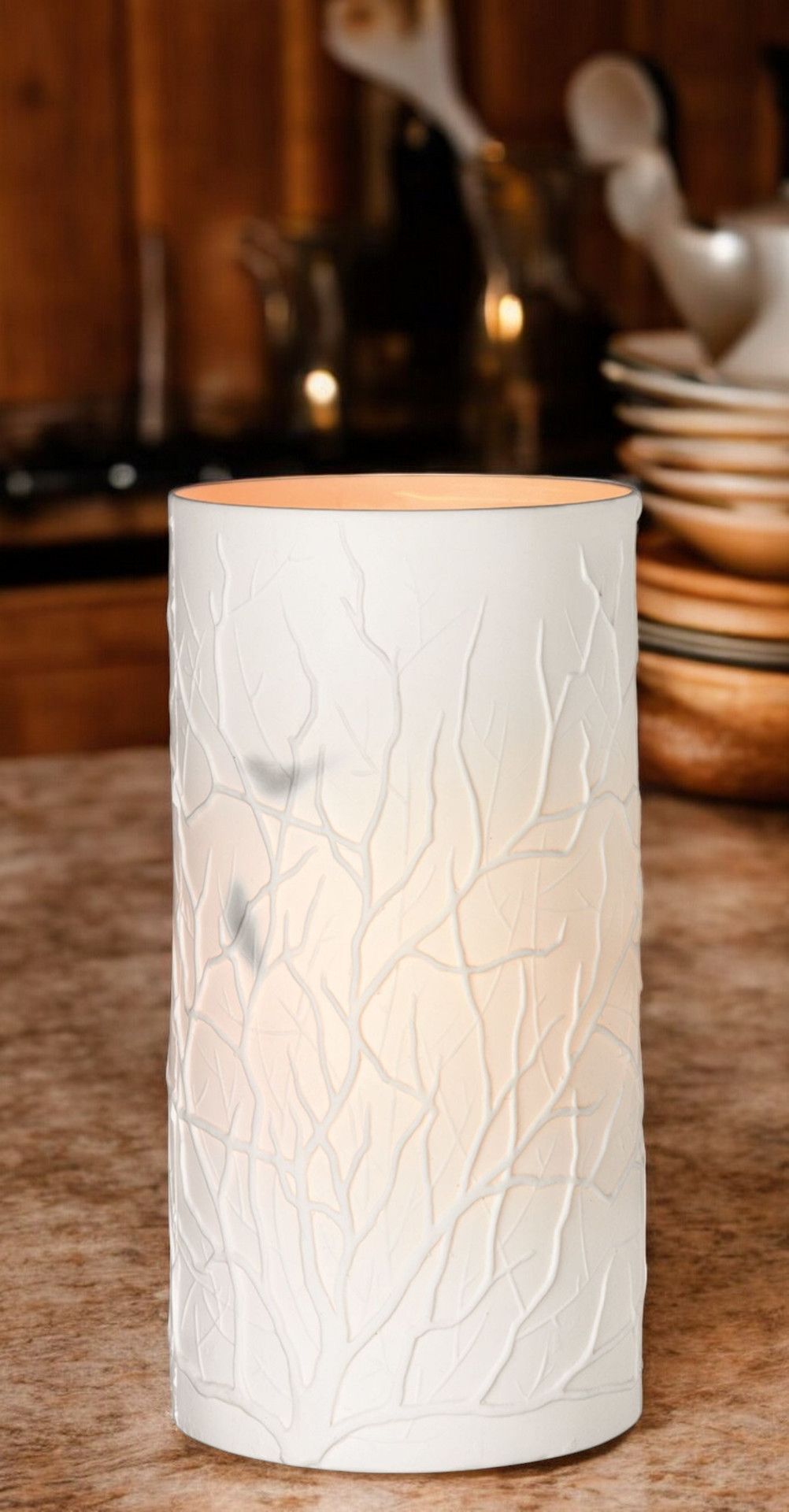 Maison Lampe cylindrique Branches Roues OFFRE SPECIALE