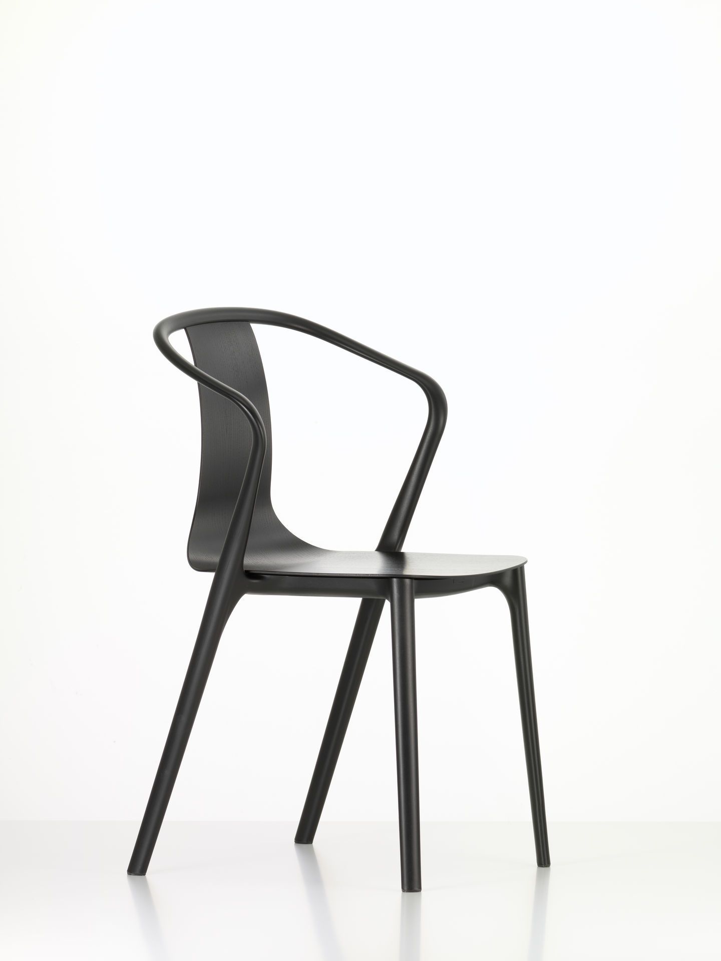 Belleville Fauteuil Chaise en plastique Vitra