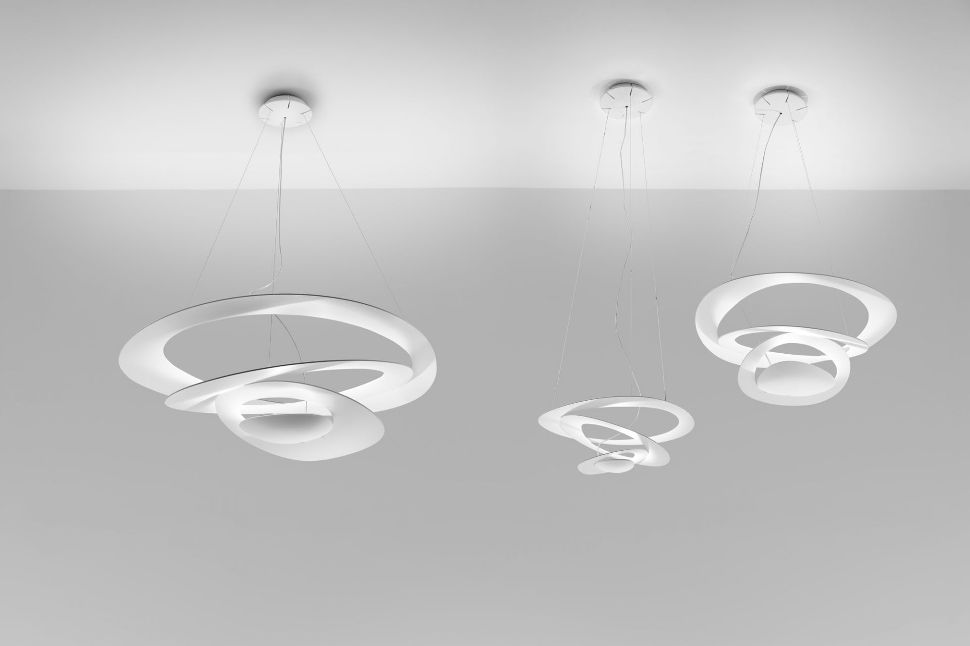 Pirce Mini Suspension blanc Artemide