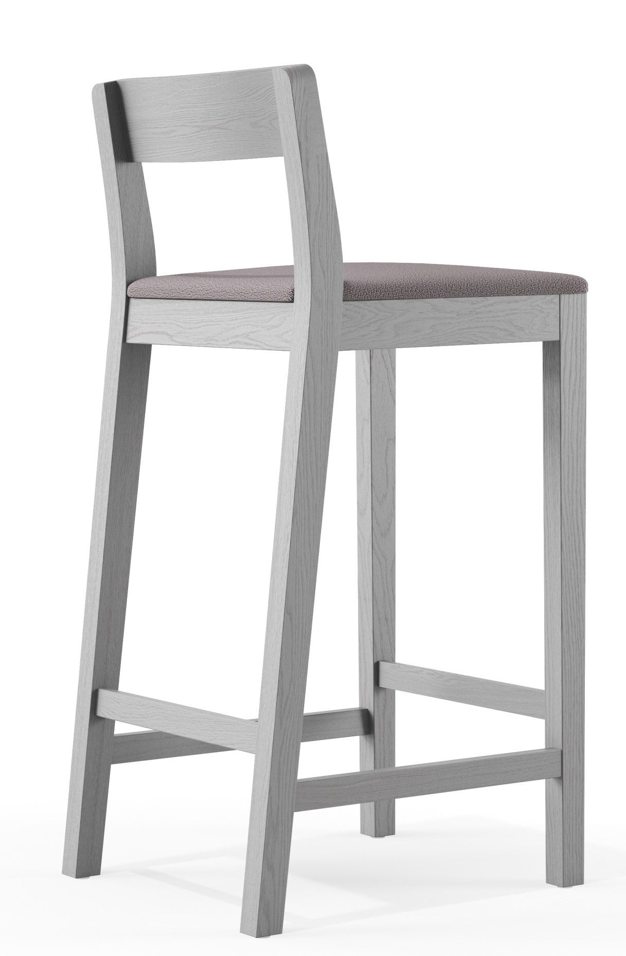 Sit tabouret de bar en bois avec coussin d'assise Zeitraum