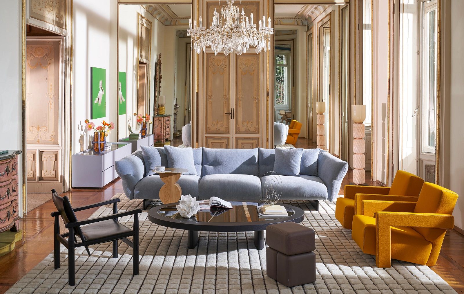 Moncloud Canapé linéaire Cassina
