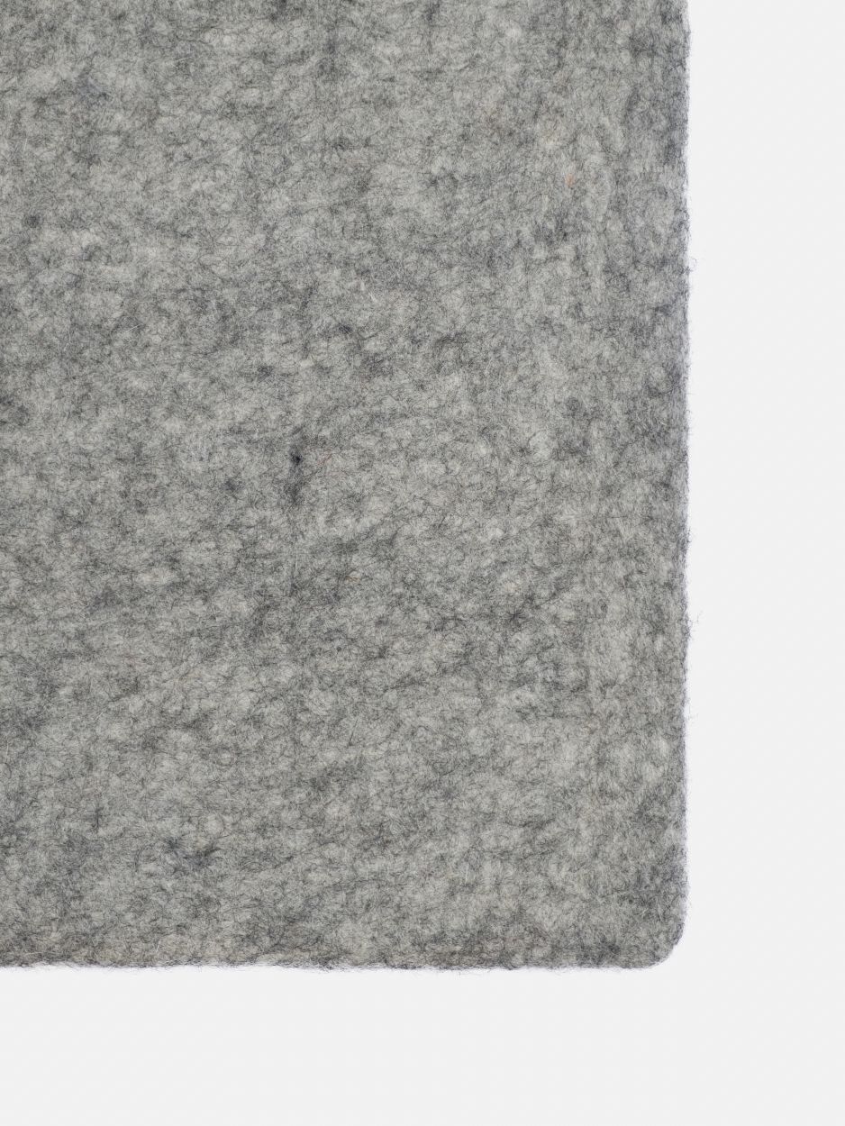 Mono Rectangulaire Tapis en feutre 160 x 230 cm myfelt Carl (gris chiné)